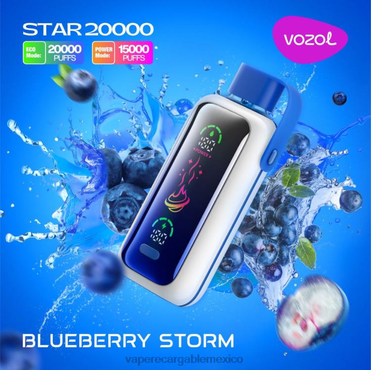 VOZOL STAR 20000 tormenta de arándanos 466Z25 | Vape Desechable