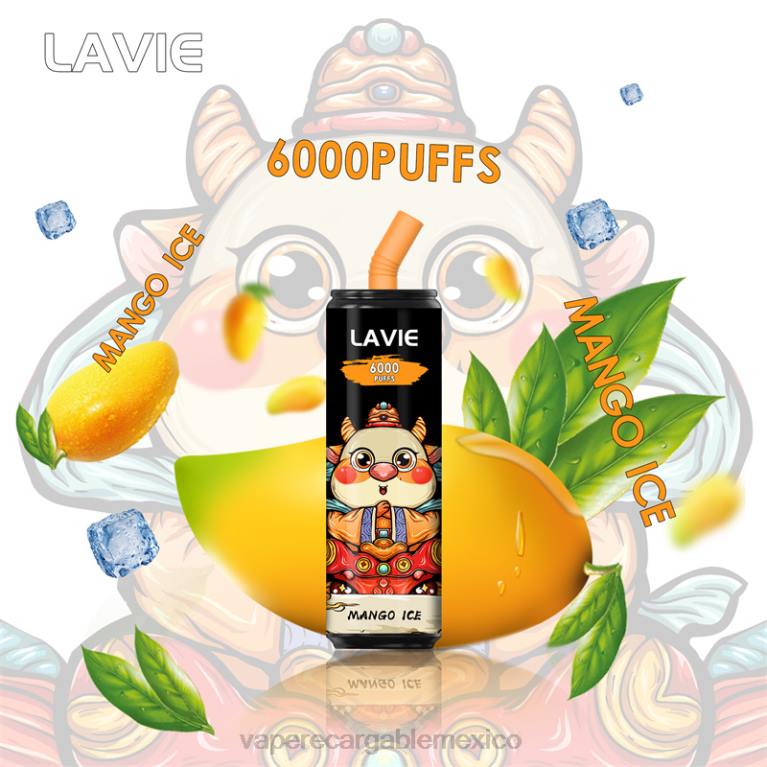 Vape Desechable B6B2270 LAVIE Coke BAR 6000 bocanadas hielo de mango