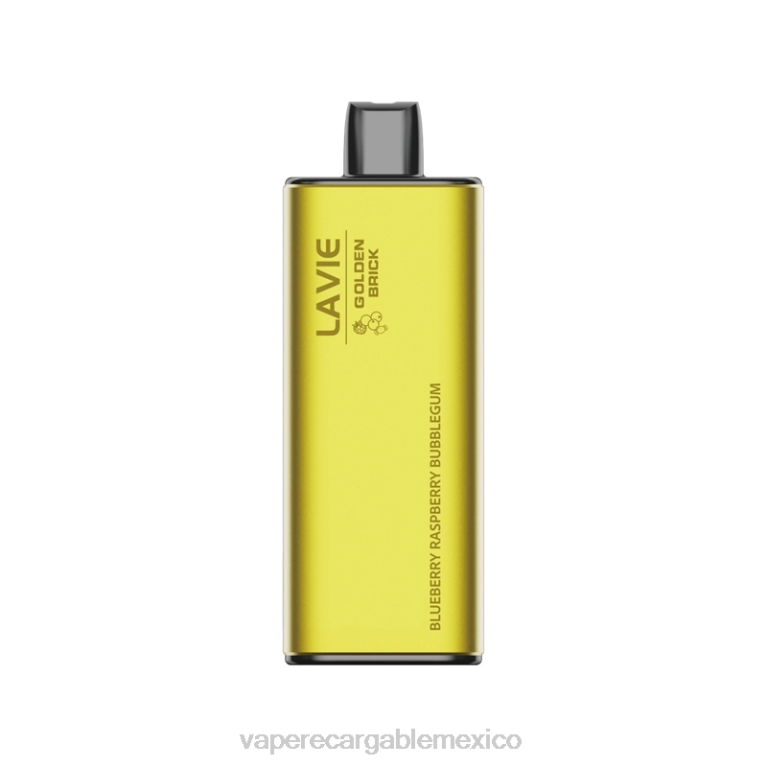 Vape Desechable B6B255 LAVIE GOLDEN BRICK 10000 bocanadas chicle de frambuesa y arándanos