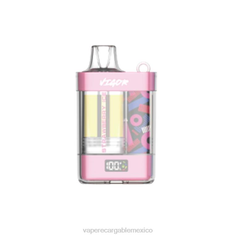Vape México B6B21 LAVIE VIGOR 15000 bocanadas hielo de fresa