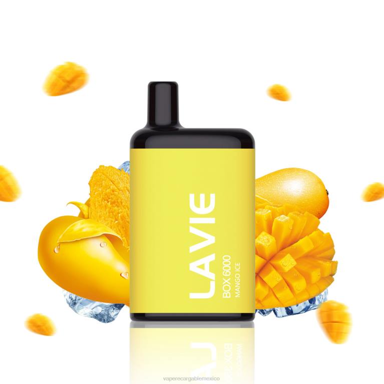 Vape México B6B2201 LAVIE BOX 6000 bocanadas hielo de mango