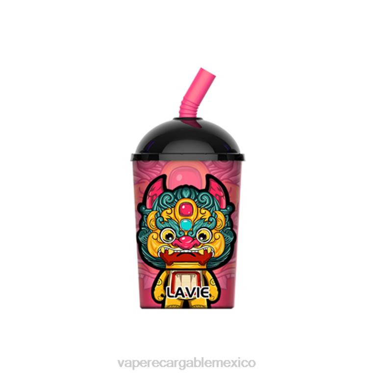 Vape México B6B2266 LAVIE Max Cup 8000 bocanadas hielo de fresa y mango