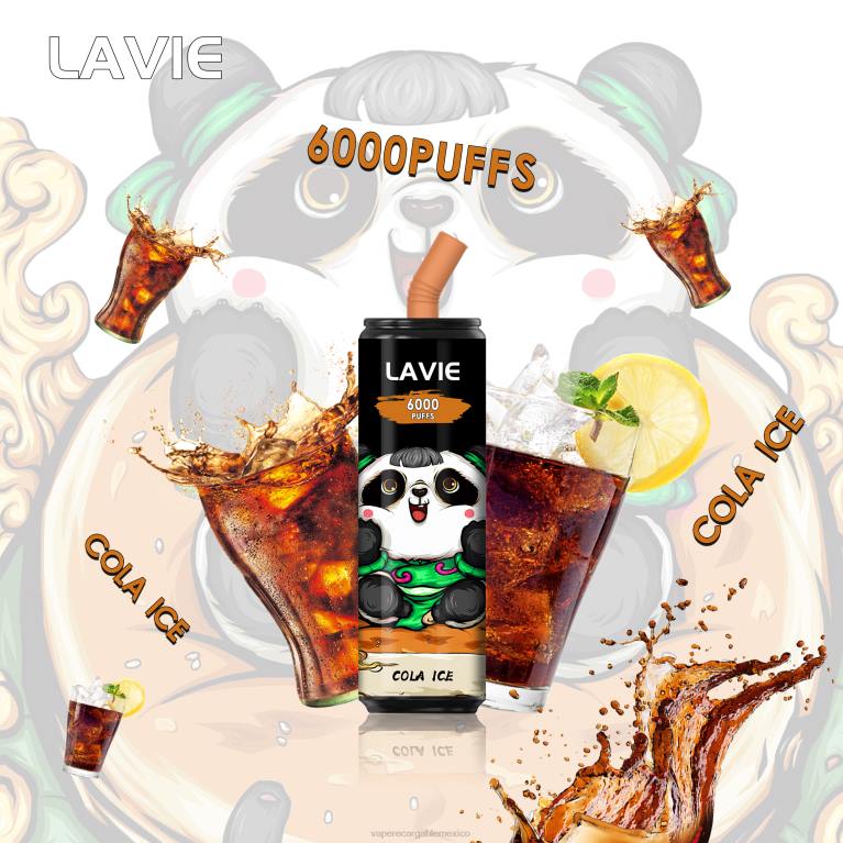 Vape México B6B2276 LAVIE Coke BAR 6000 bocanadas hielo de cola