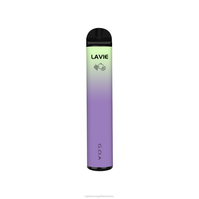 Vape México B6B2306 LAVIE BAR 1600 bocanadas uva naranja manzana