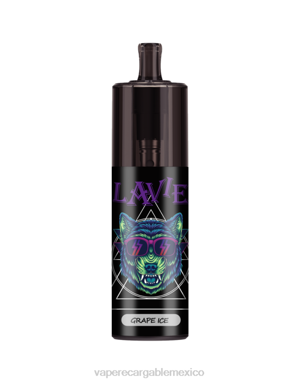 Vape México B6B2331 LAVIE COLOUR BAR Control de flujo de aire de 10000 inhalaciones. hielo de uva