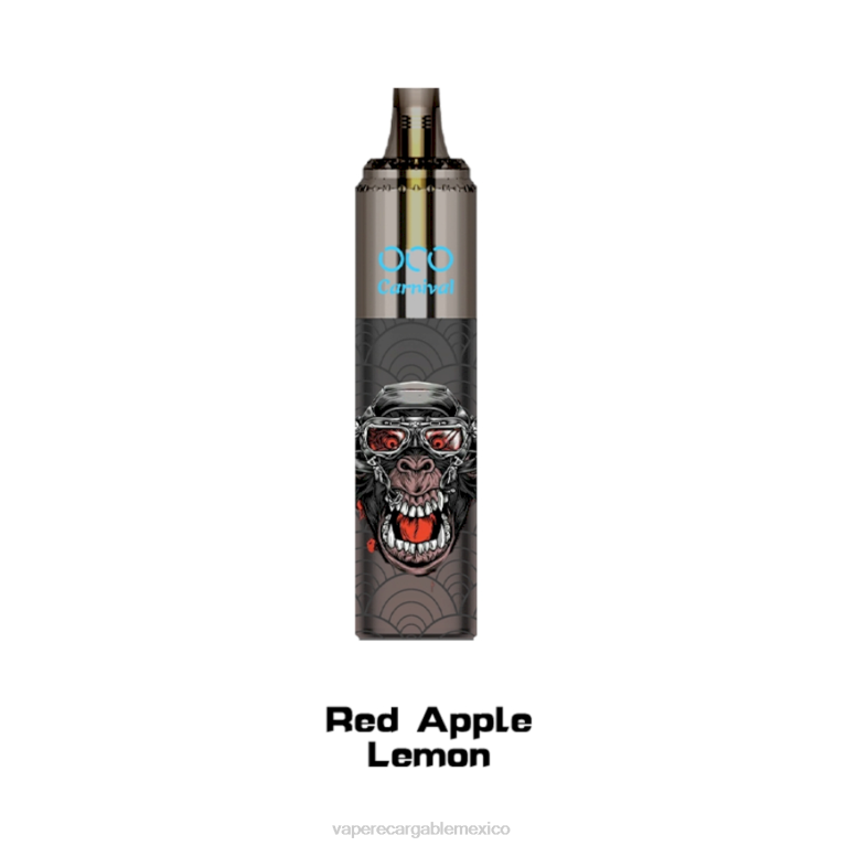 Vape México B6B2356 LAVIE OCO carnaval 10000 bocanadas manzana roja limón