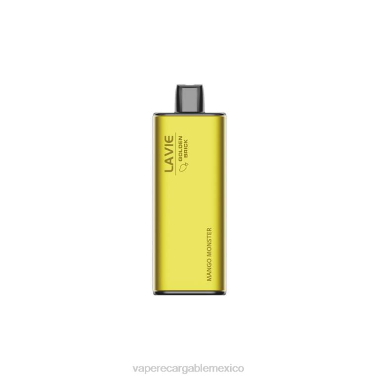 Vape México B6B261 LAVIE GOLDEN BRICK 10000 bocanadas monstruo del mango
