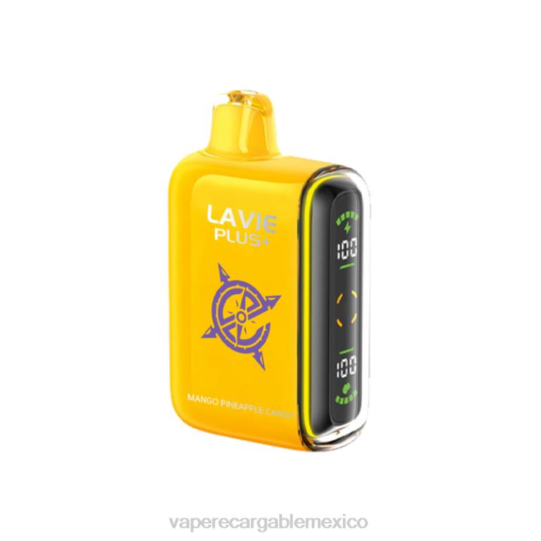 Vape Recargable B6B2102 LAVIE PLUS 15000 bocanadas caramelo de piña y mango
