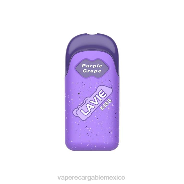 Vape Recargable B6B2112 LAVIE KISS 8000 bocanadas uva morada