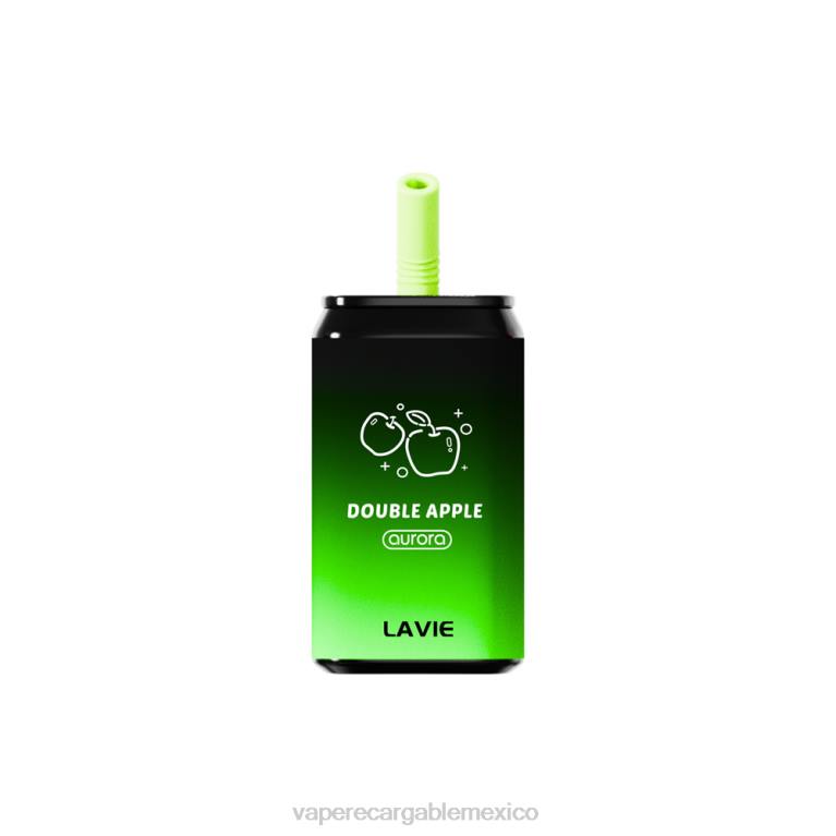 Vape Recargable B6B2142 LAVIE Aurora 11000 bocanadas manzana doble