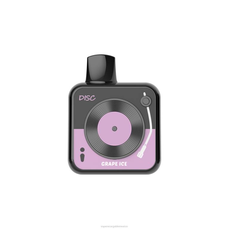 Vape Recargable B6B2162 LAVIE DISC 10000 bocanadas hielo de uva