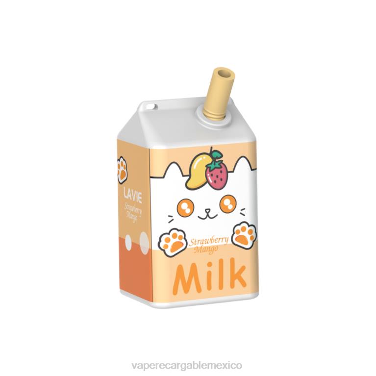 Vape Recargable B6B2182 LAVIE MILK 7000 bocanadas mango fresa