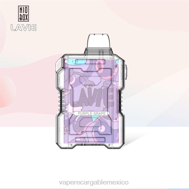 Vape Recargable B6B2192 LAVIE NIO BOX 9000 bocanadas uva morada