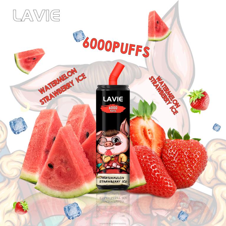 Vape Recargable B6B2267 LAVIE Coke BAR 6000 bocanadas sandia fresa hielo