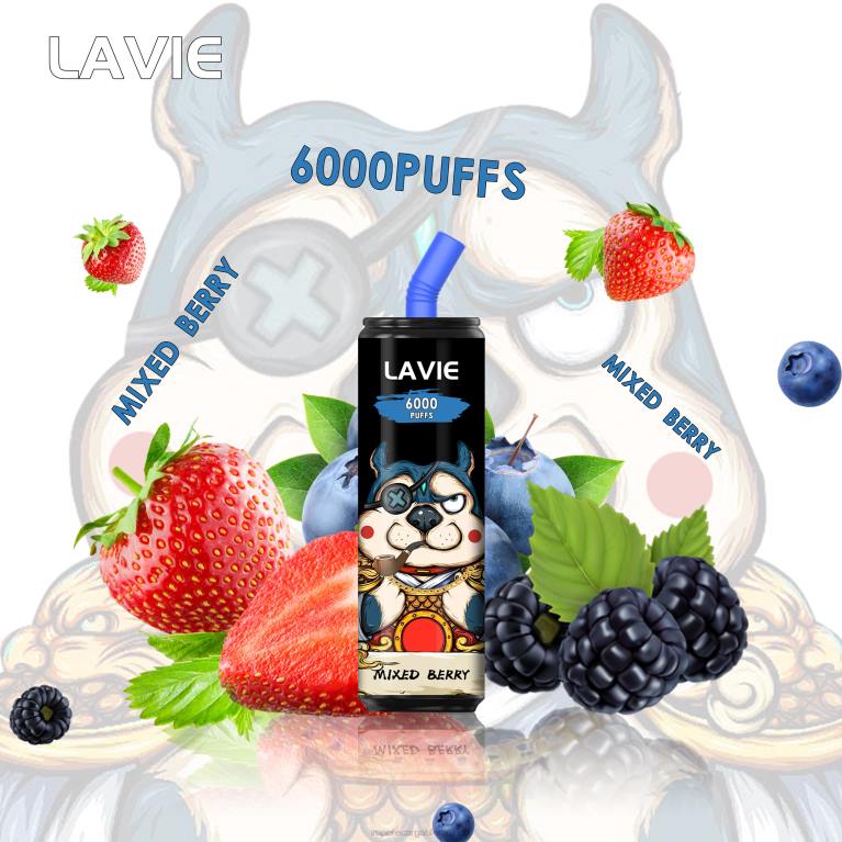 Vape Recargable B6B2272 LAVIE Coke BAR 6000 bocanadas bayas mixtas