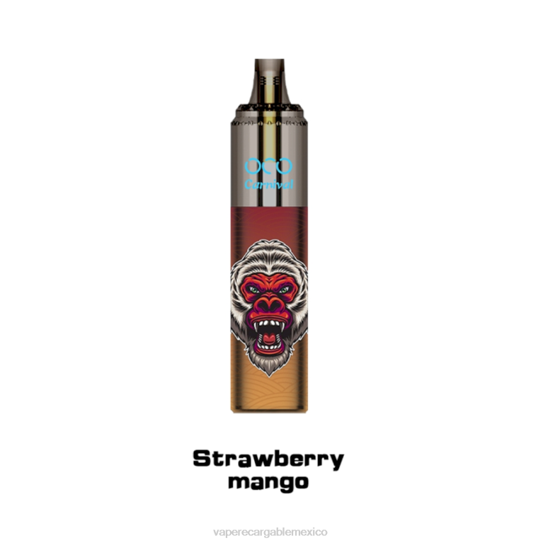 Vape Recargable B6B2357 LAVIE OCO carnaval 10000 bocanadas mango fresa