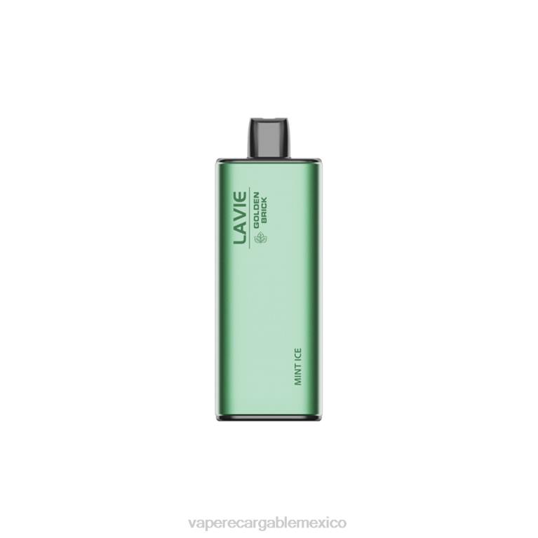 Vape Recargable B6B262 LAVIE GOLDEN BRICK 10000 bocanadas hielo de menta