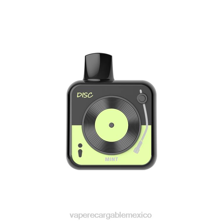 Vaper Sin Nicotina B6B2164 LAVIE DISC 10000 bocanadas menta