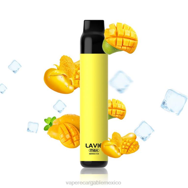 Vaper Sin Nicotina B6B2279 LAVIE BAR 5000 inhalaciones - máx. hielo de mango