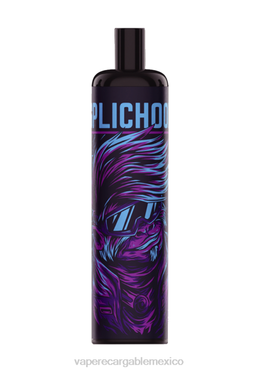 Vaper Sin Nicotina B6B2339 LAVIE COLOUR BAR 5000 bocanadas - energía hielo de uva