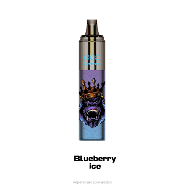 Vaper Sin Nicotina B6B2349 LAVIE OCO carnaval 10000 bocanadas hielo de arándanos