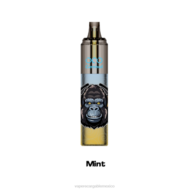 Vaper Sin Nicotina B6B2354 LAVIE OCO carnaval 10000 bocanadas menta