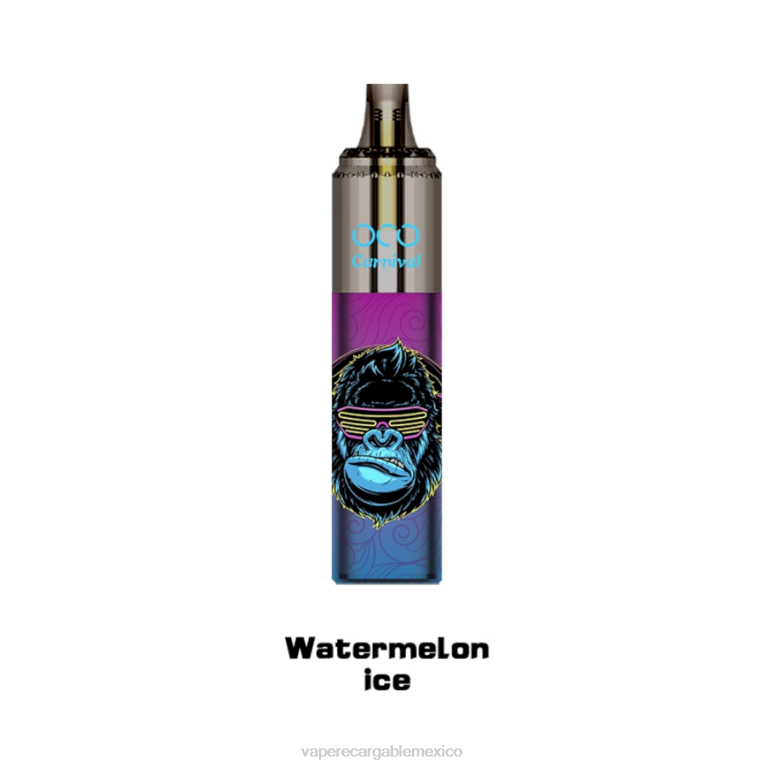 Vaper Sin Nicotina B6B2359 LAVIE OCO carnaval 10000 bocanadas hielo de sandia