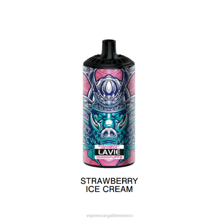 Vaper Sin Nicotina B6B2369 LAVIE BEAST 10000 bocanadas helado de fresa