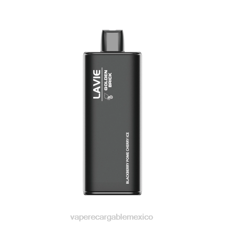 Vaper Sin Nicotina B6B254 LAVIE GOLDEN BRICK 10000 bocanadas hielo de cereza de pepita de mora