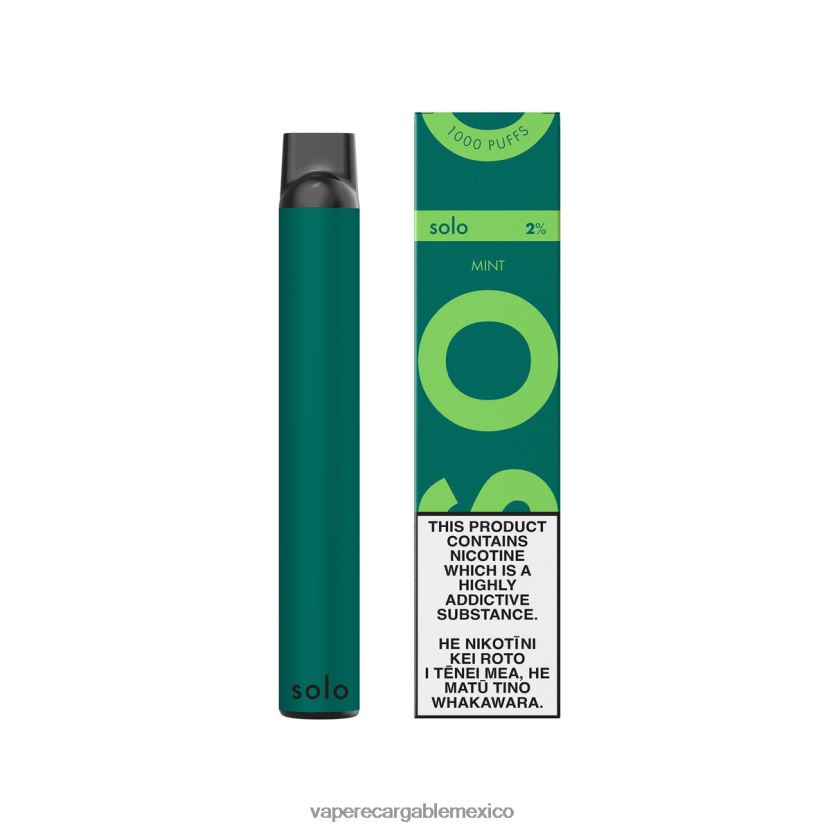 Vape México H82BD81 Solo vaporizador desechable menta