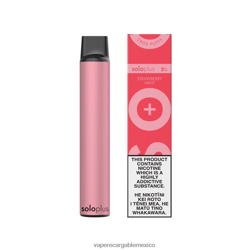 Vape México H82BD826 Solo Plus vaporizador desechable menta fresa