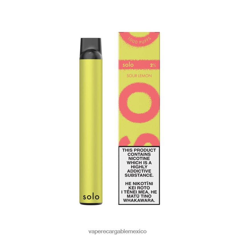 Vape Recargable H82BD812 Solo vaporizador desechable limón agrio