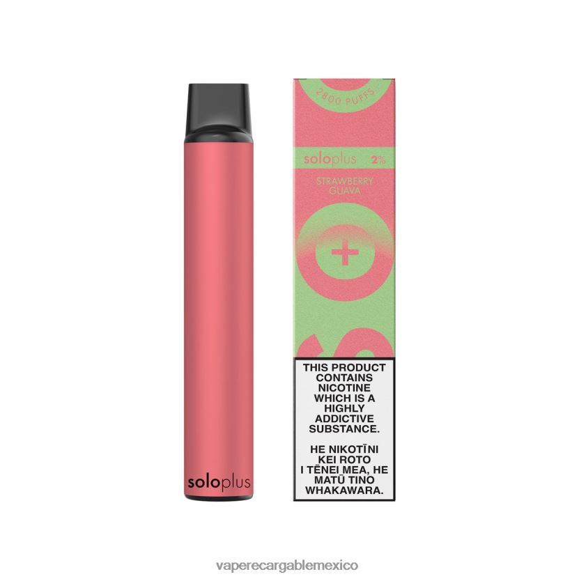 Vape Recargable H82BD837 Solo Plus colección paraíso vape desechable guayaba fresa