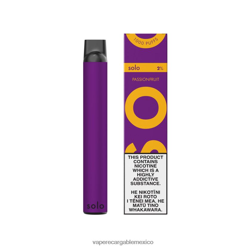 Vaper Sin Nicotina H82BD814 Solo vaporizador desechable maracuyá