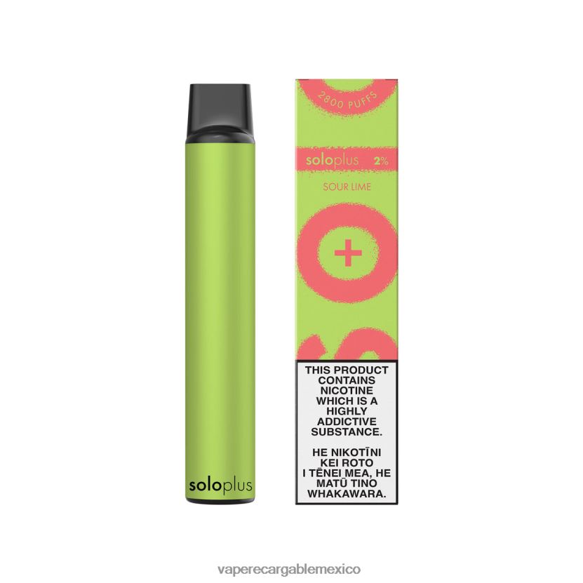 Vaper Sin Nicotina H82BD834 Solo Plus vaporizador desechable lima agria