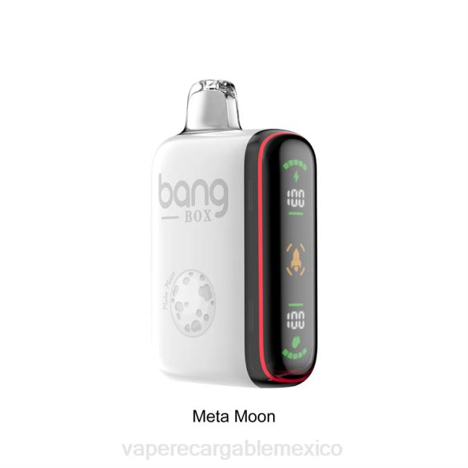 E-Liquid Mexico 82B633 Bang Box Pantalla de potencia inteligente de 9000-18000 inhalaciones metaluna