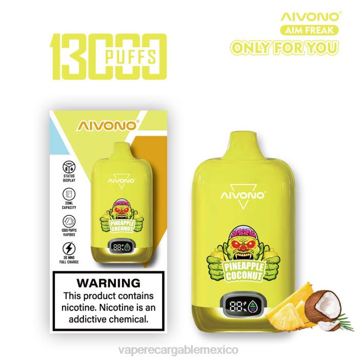 E-Liquid Mexico JZX6248 Aivono AIM FREAK 13000 coco piña