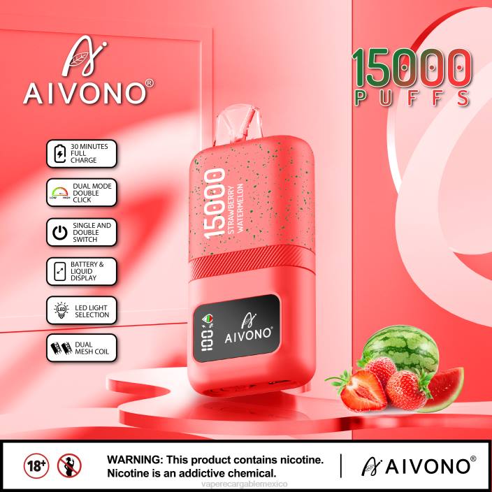 E-Liquid Mexico JZX658 Aivono AIM magic 15000 sandia fresa