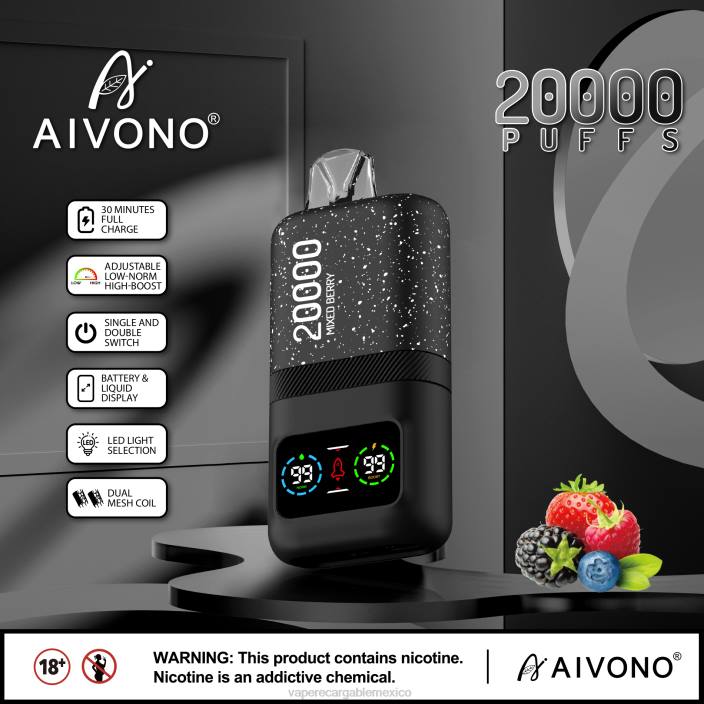 E-Liquid Mexico JZX678 Aivono AIM magic 20000 bayas mixtas