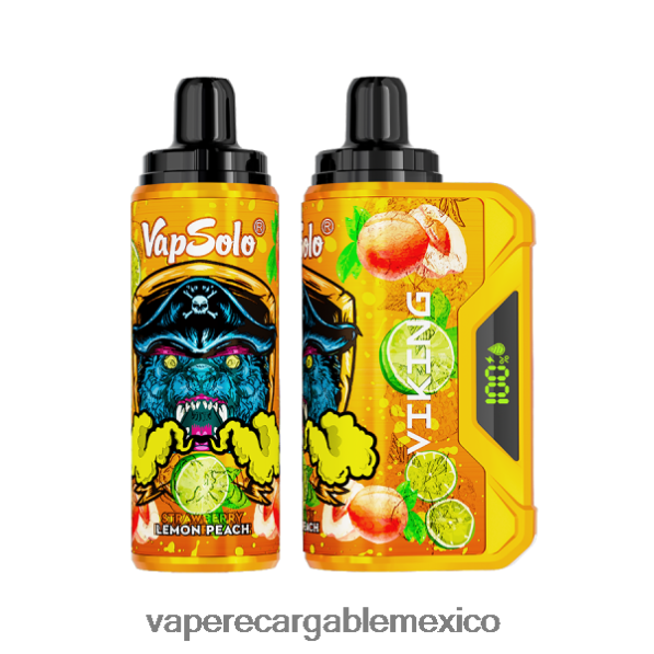 E-Liquid Mexico R02DZ4153 Vapsolo VIKING vaporizador desechable durazno limon