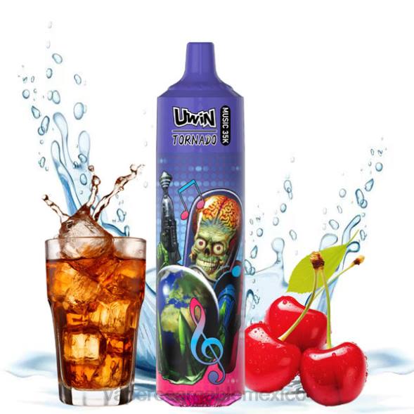 E-Liquid Mexico X8PB28 UWIN CRYSTAL vaporizador desechable 35k cola de cereza
