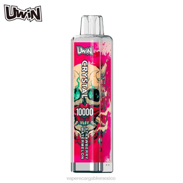 E-Liquid Mexico X8PB3 UWIN CRYSTAL 10000 vaporizadores desechables sandia fresa