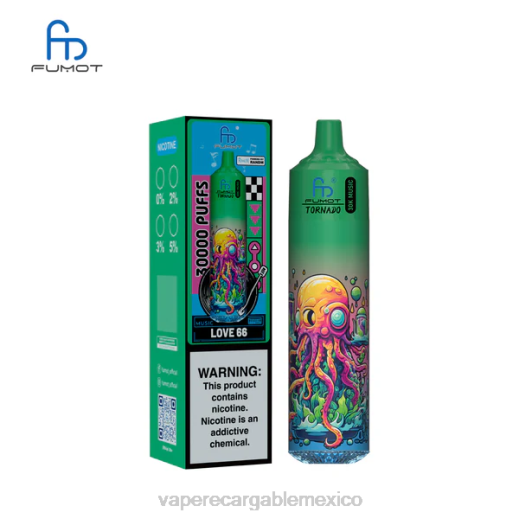 Fumot Tornado música de 30k amor 66 8HNL16 Vape México