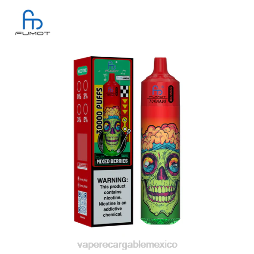 Fumot Tornado música de 30k bayas mixtas 8HNL18 E-Liquid Mexico