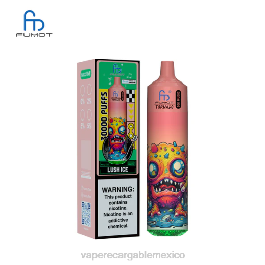 Fumot Tornado música de 30k hielo exuberante 8HNL17 Vape Recargable