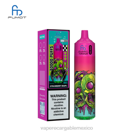 Fumot Tornado música de 30k uva fresa 8HNL27 Vape Recargable