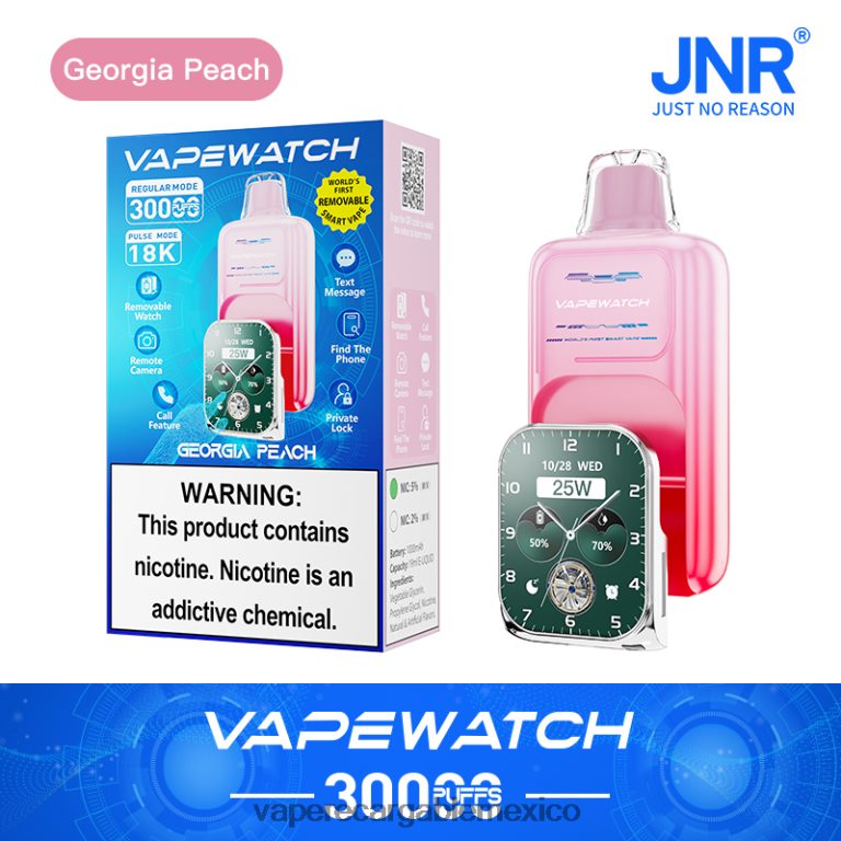 JNR reloj vapeador melocotón de georgia 4LL0Z63 E-Liquid Mexico
