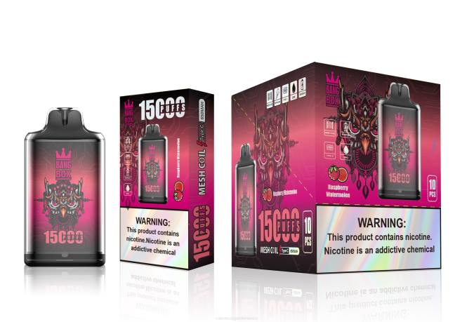 Vape Desechable 82B6105 Bang Box s1-15000 bocanadas sandia frambuesa
