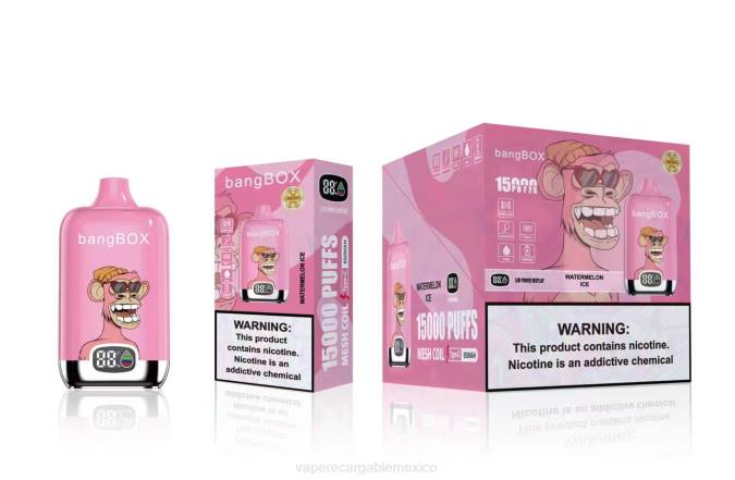 Vape Desechable 82B645 Bang Box 15000 bocanadas hielo de sandia