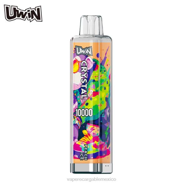 Vape Desechable X8PB10 UWIN CRYSTAL 10000 vaporizadores desechables hielo de durazno